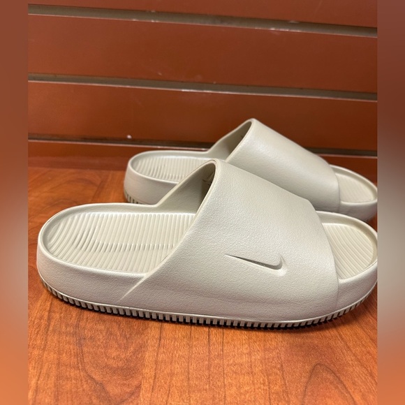 Nike Light Gray Slide Sandals main image 5